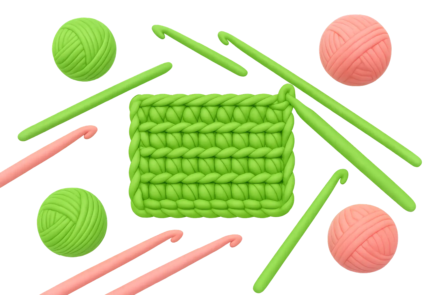 Um pano em uma agulha sendo tecido